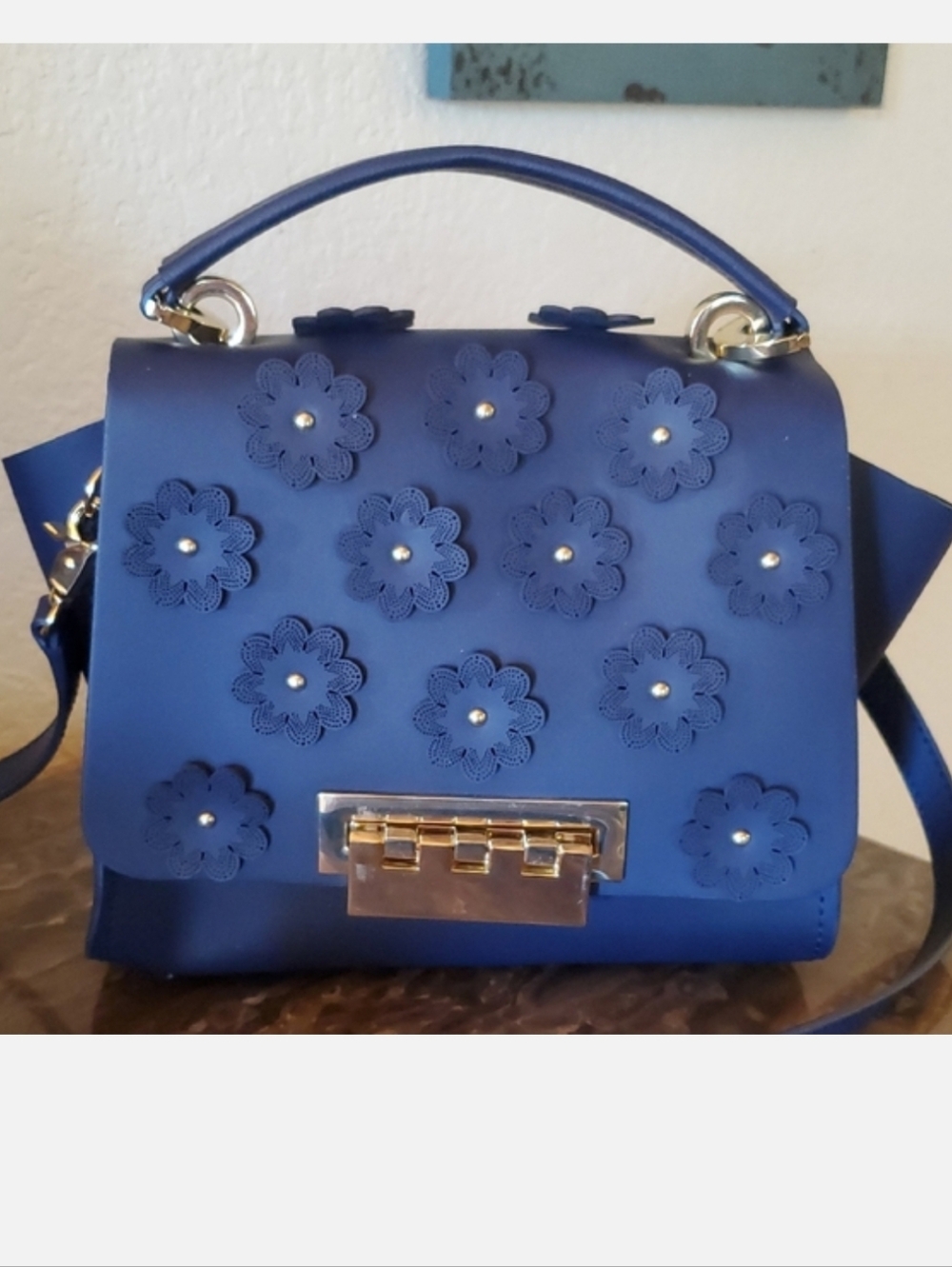 NWOT Zac Posen Eartha Bag With Flowers